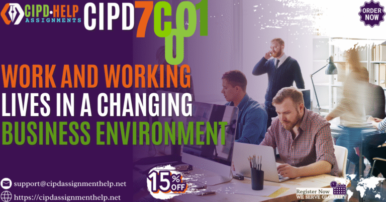 7CO01 Work and Working Lives in a Changing Business Environment