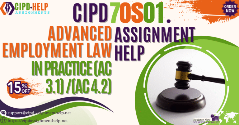 7OS01 Advanced Employment law (AC 3.1) and (AC 4.2)