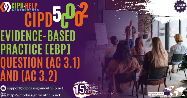 5CO02 Evidence-based Practice (AC 3.1) and (AC 3.2)