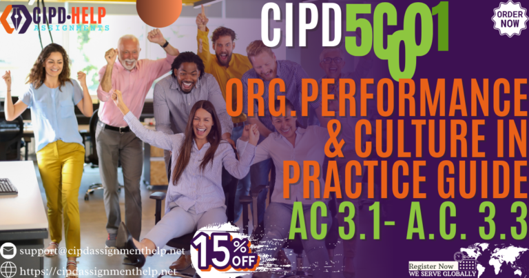 CIPD 5CO01 - AC 3.1- A.C. 3.3 Practice Guide